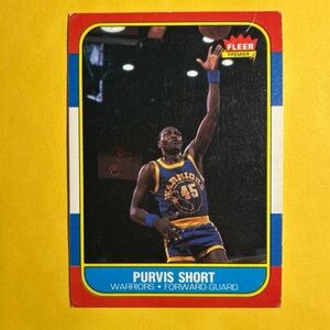1986-87 Fleer NBA Warriors,Purvis Short Card  #100